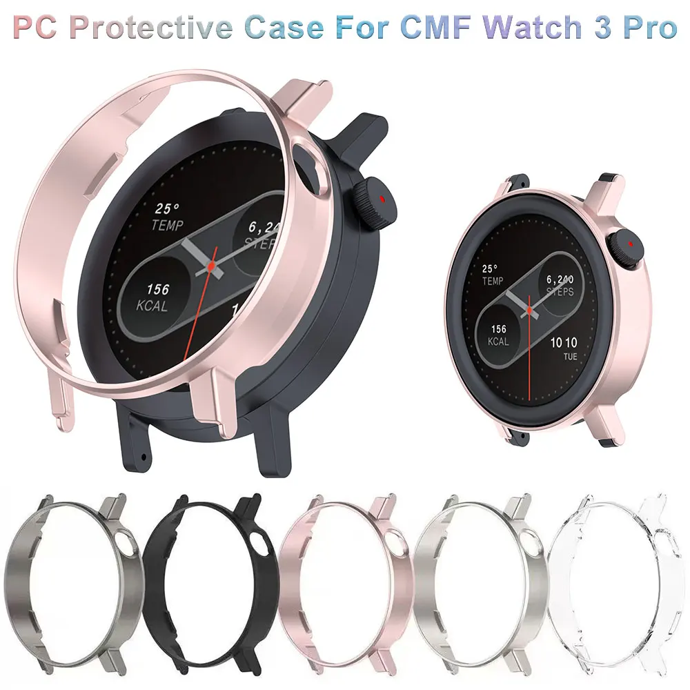 PC Protective Case For CMF Watch 3 Pro Anti-Drop Hard Bumper Shell Smartwatch Cover For CMF Watch3 Pro