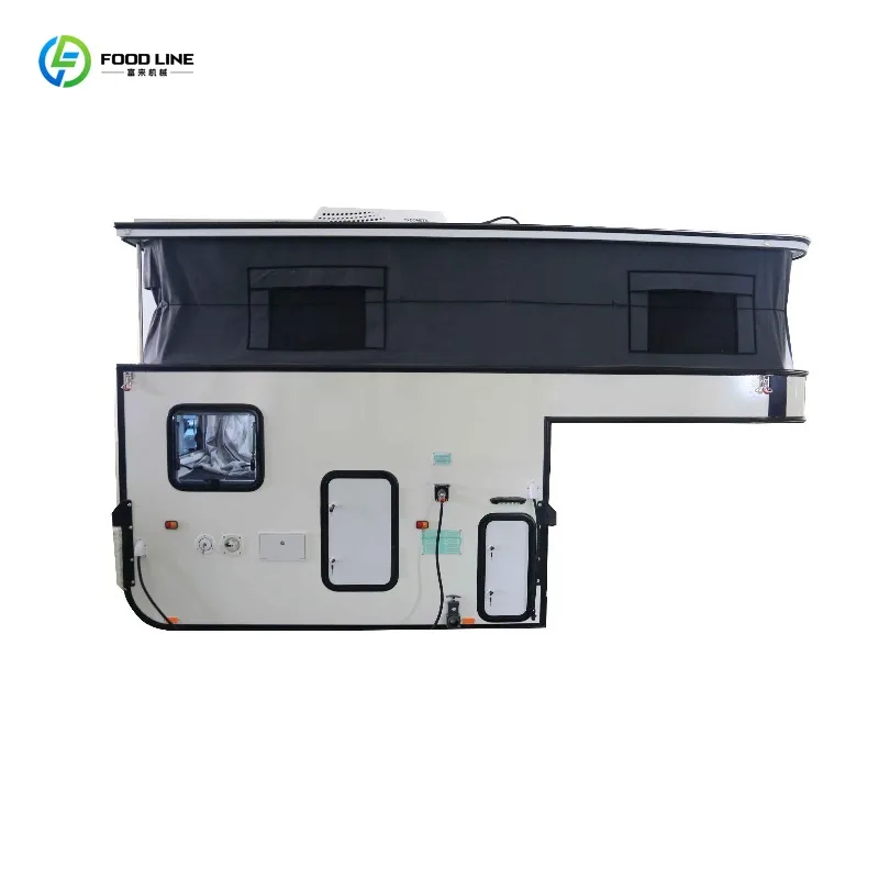 4X4 Modern Small Truck Camper Travel Trailer Cost Effective Hot Model With Integrated Kitchen Top