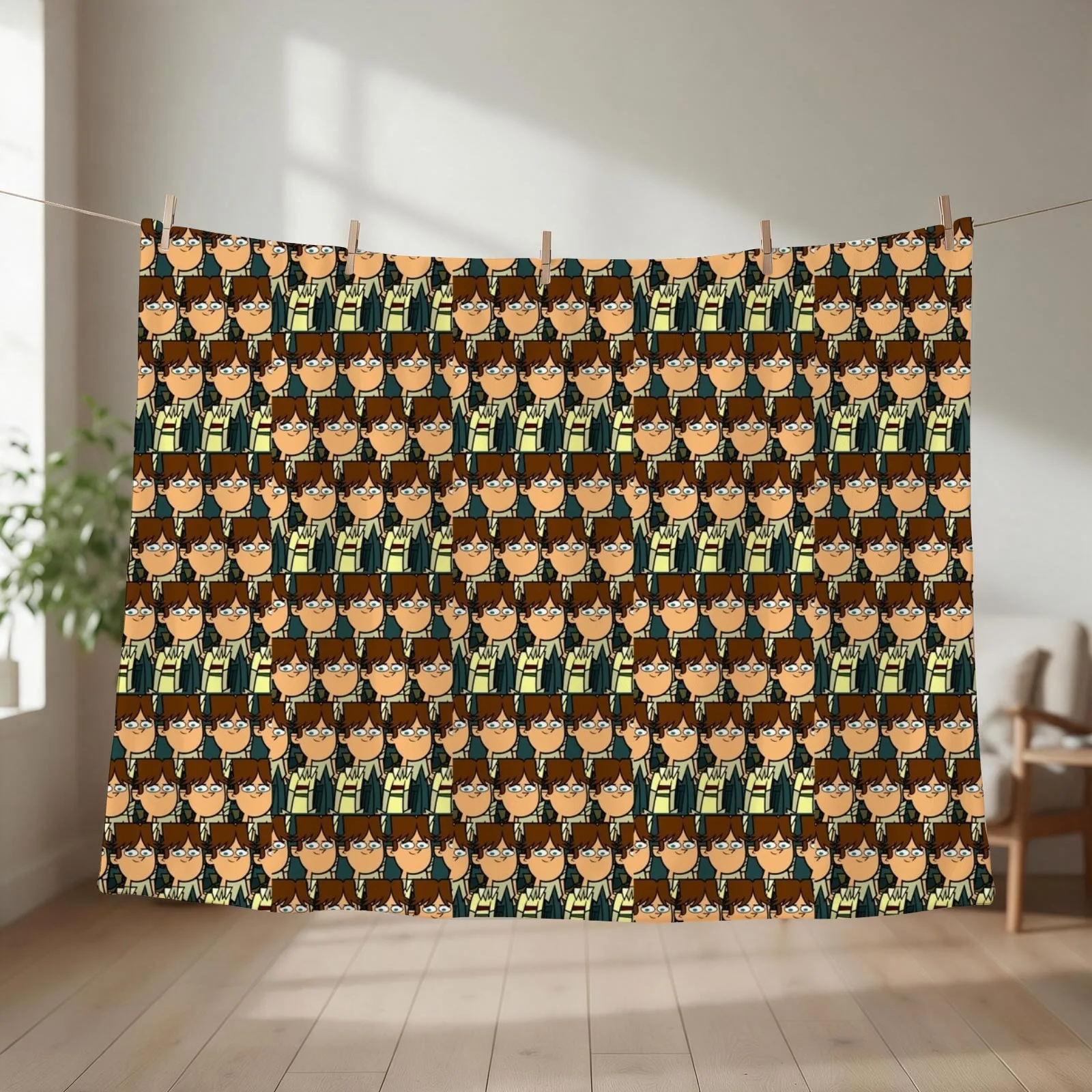 Total Drama Cody Graphic Throw Blanket Heavy Softest Hairys Soft Plaid Blankets