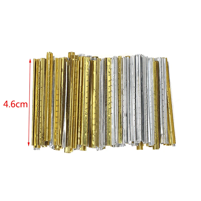 100PCSLocksmith Tool Finished Tin Foil Strip Gold And Silver Tin Foil Consumable