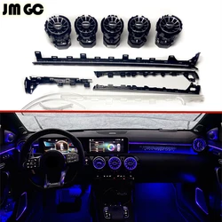 64 Colors Automotive Ambient Light for Mercedes-Benz W177 A-Class CLA Original Protocol LED Interior Lights Illuminated Air Vent