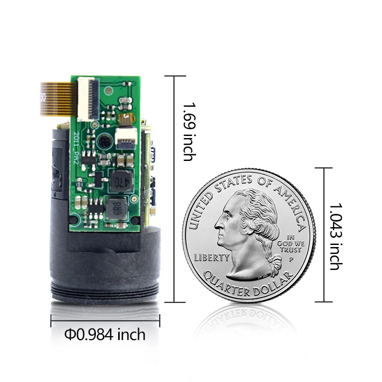 

Laser Distance Module 1000m Long Range Integrated Rangefinder for Drone and Shooting Sight