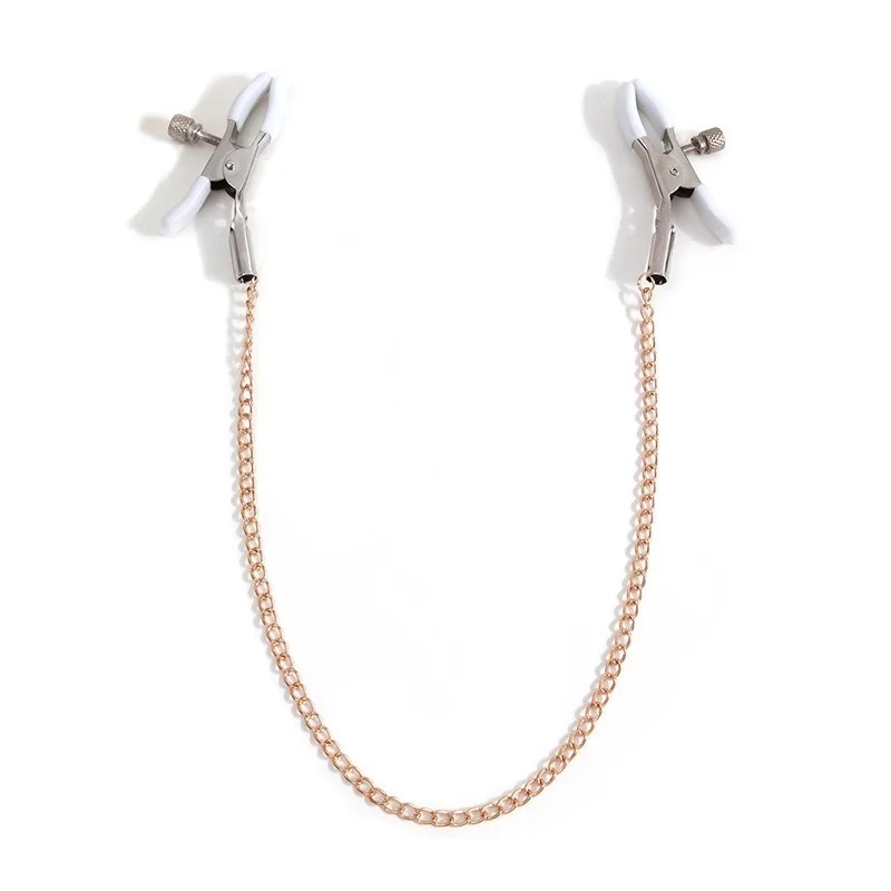Woman Nipple Chain Chest Breast Sex Toy Erotic Couple Outdoor Sex Adult Toys Girl Amazing Dating Tools  with Silver Strings - view 6