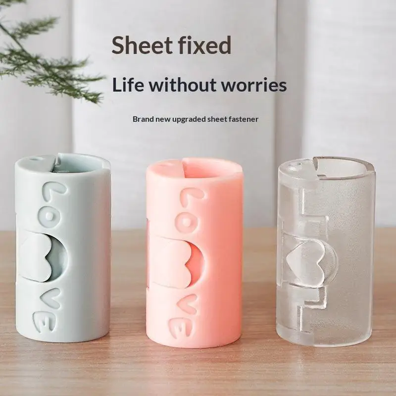 Bed Sheet Clips Anti Displacement Slip Resistant Plastic Fasteners Durable Quilt Cover Grippers for Bedroom