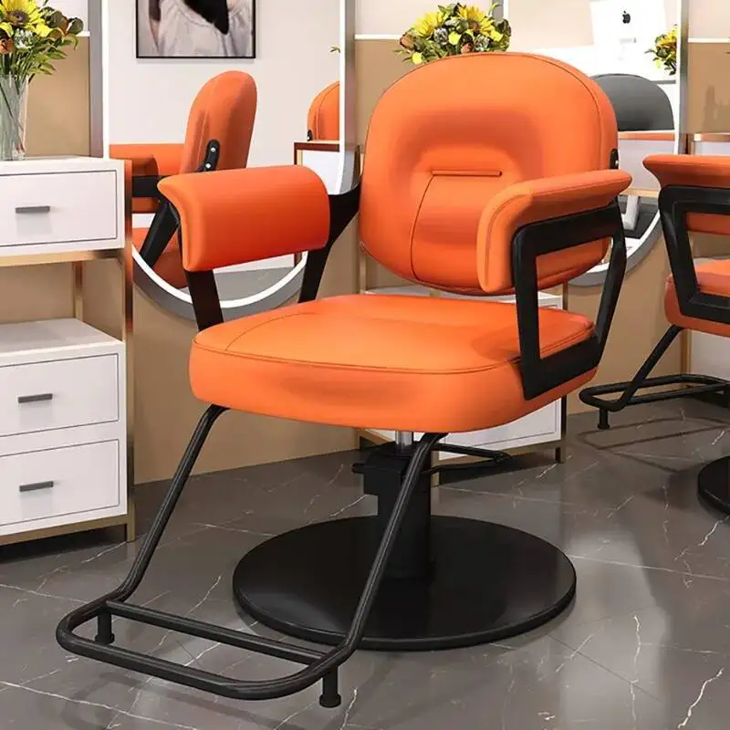 صالون حلاقة فاخر كرسي حلاق تجميل شخصي أثاث صالون فاخر Sillas De Barberia صالون فاخر احترافي