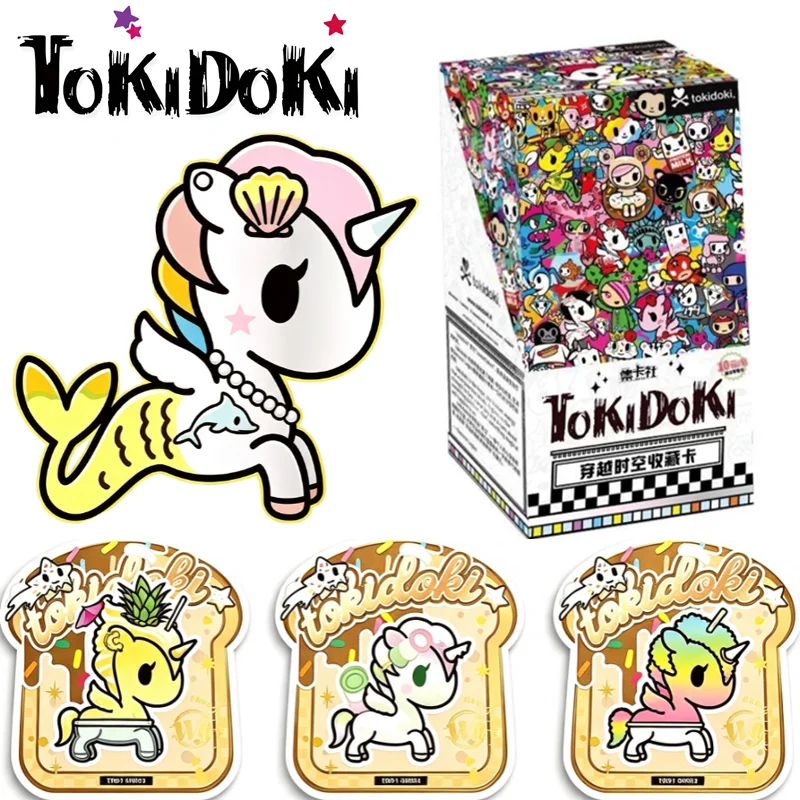 新しい公式トキドキタイムトラベルコレクションカード-他の世界への旅-限定版フラッシュカード-愛らしいおもちゃ-誕生日プレゼント