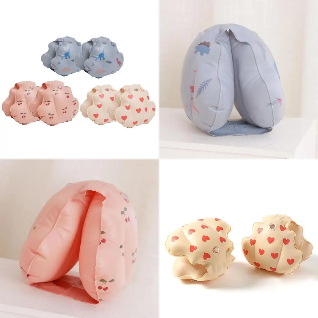 

Y1UC 1 Pair Safety Kid Swimming Inflatable Arm Floaties Arm Rings Children Swimming