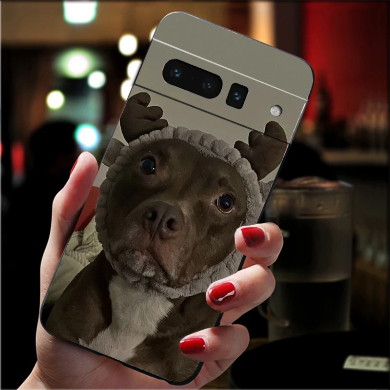 

Phone Case For Google Pixel 10 9 Pro XL 9A 8 7 6 Pro Pixel 8A 7A 6A Pixel 8 7 6 5 Pitbull Terrier Dog