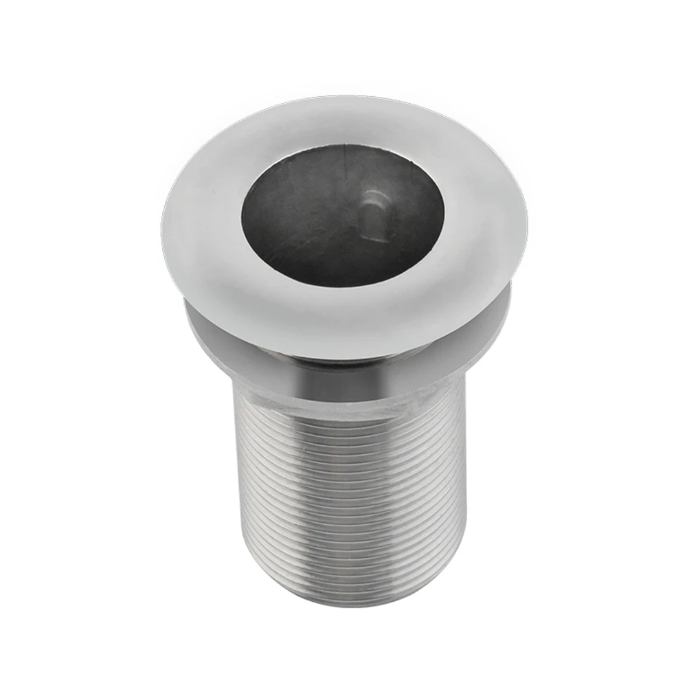 316 Stainless Steel Boat Thru-Hull Drain Connector Water Drain Outlet for Interior Diameter Hose Plumbing Fitting for Boat Yacht