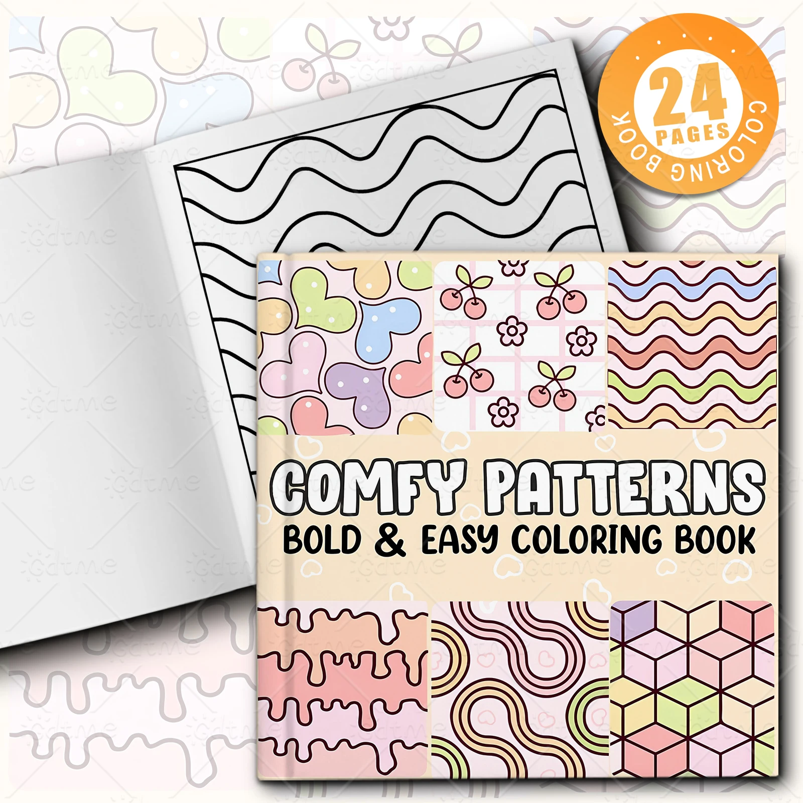 Comfy Patterns: Coloring Book for Relaxation Featuring Lovely Cozy Pattern and Mandala Paperback