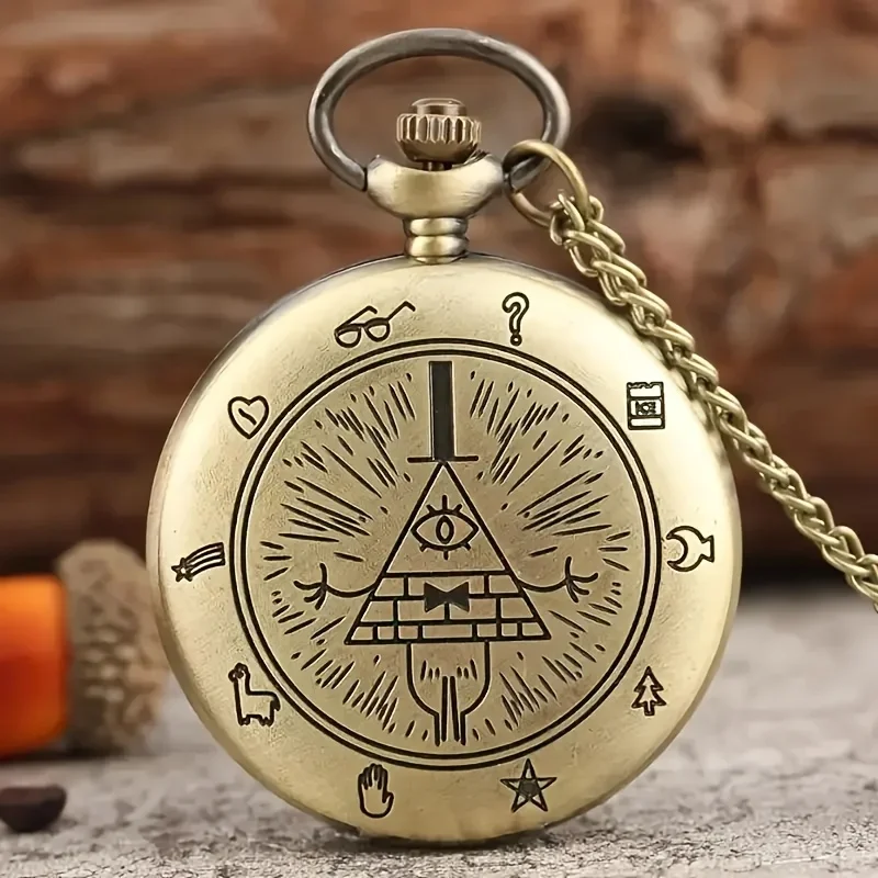 1pc flip classico orologio da tasca retrò modello in rilievo grande orologio da tasca al quarzo orologio appeso collana con volto romano 2050