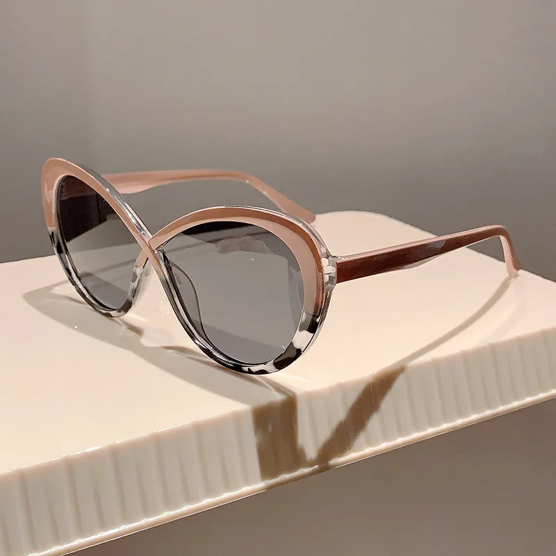 

Женские персонализированные модные дизайнерские солнцезащитные очки в оправе-бабочке, мужские и женские модные УФ-очки, новые солнцезащитные очки «кошачий глаз» в стиле ретро