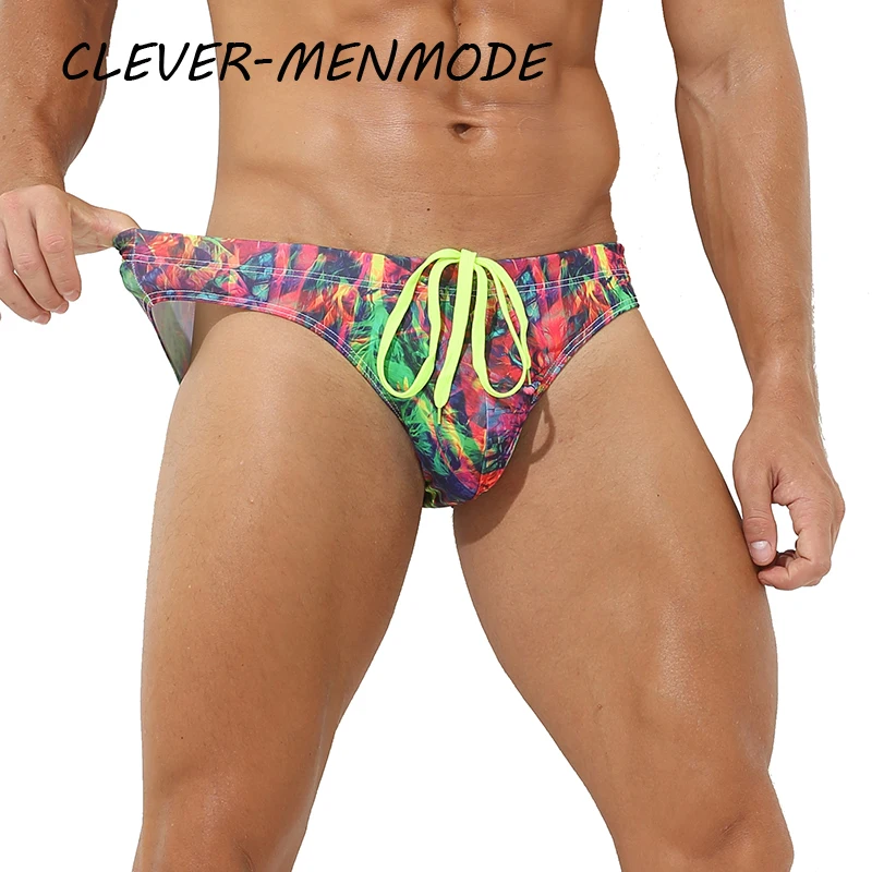 Herren Sexy Sommer Strand Bikini Badeanzug Europäisch Amerikanisch Mode Bikini Bedruckt Badeslip Strand Surf Shorts Strandbekleidung – Detail 13