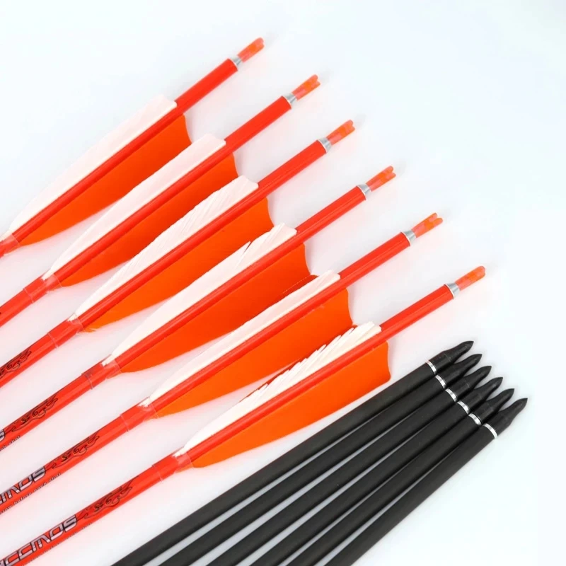 ID 6.2mm Pure Carbon Arrows Spine 300 340 400 500 600 700 800 4\