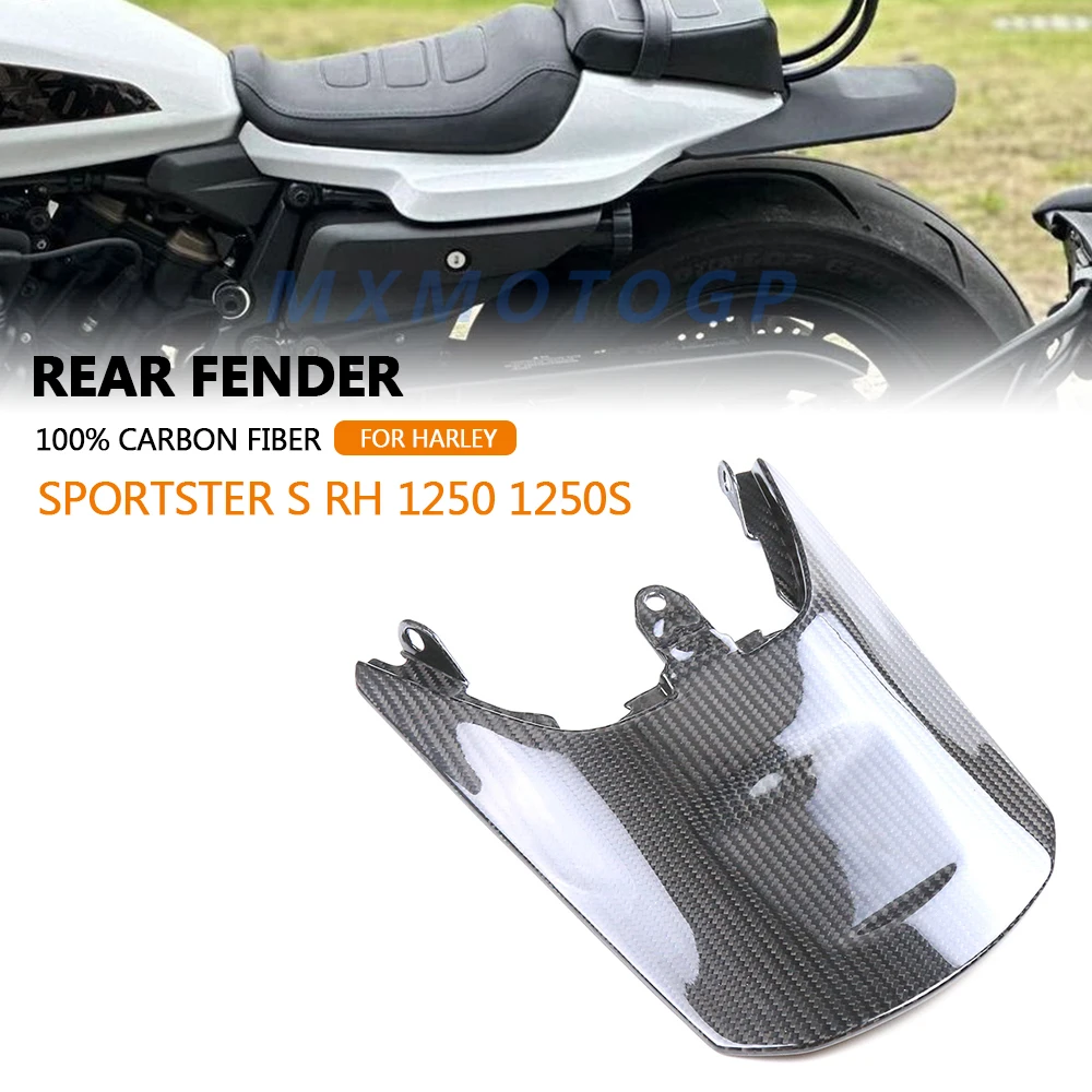 

For Harley Sportster S RH 1250 1250S 2021 2022 2023 Carbon Fiber Rear Fender Fairing Motorcycle Accessories