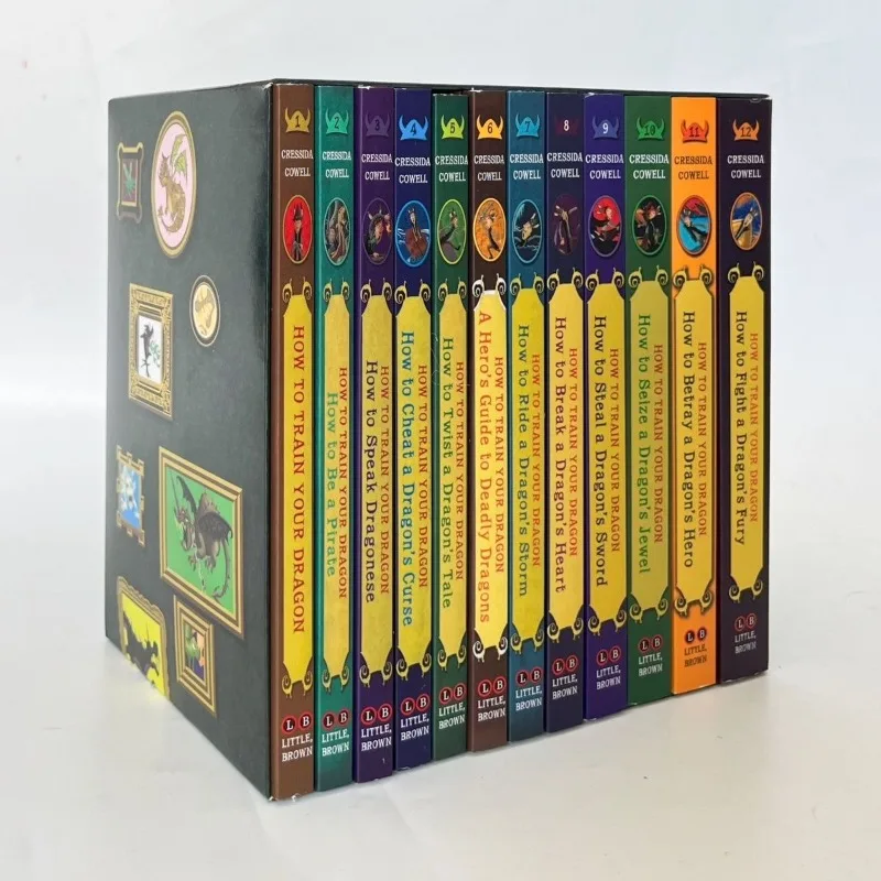 ヒックとドラゴン コンプリート シリーズ 12 巻セット ヨーロッパとアメリカの子供向け英語冒険成長小説本