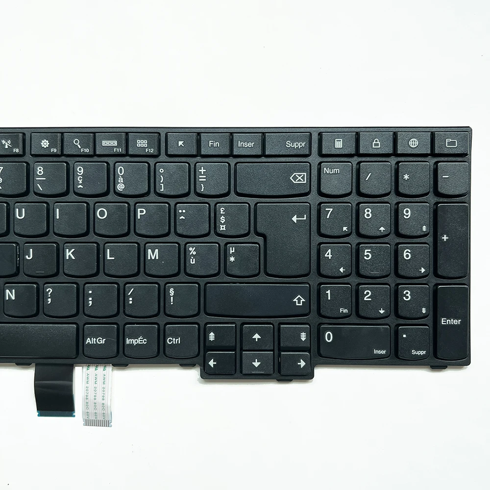 Imagem -05 - Teclado Azerty para Lenovo Thinkpad Edge E550c E555 E555c E560 E560p E565 Sn20f22485 00hn085 00hn085 Nsk-z50st Francês