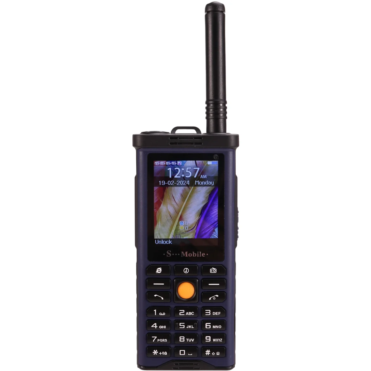 Better Quality Rugged Outdoor Mobile Phone Big Power Long Standby Antenna Good Signal Four Sim Cards 3D Box Speaker Ebook -Dark