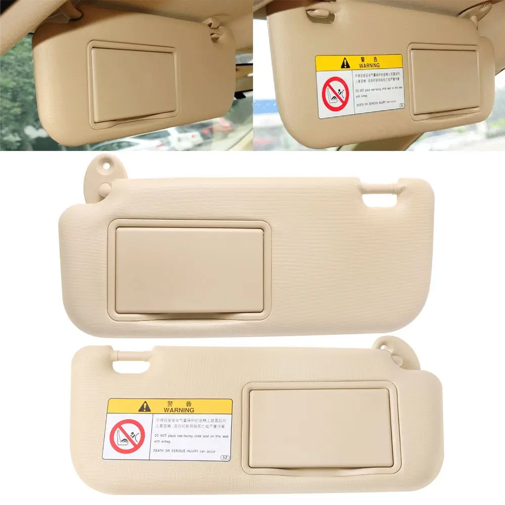 Couverture de remplacement de la position de conduite du conducteur, pare-brise de voiture, pare-soleil, miroir intérieur