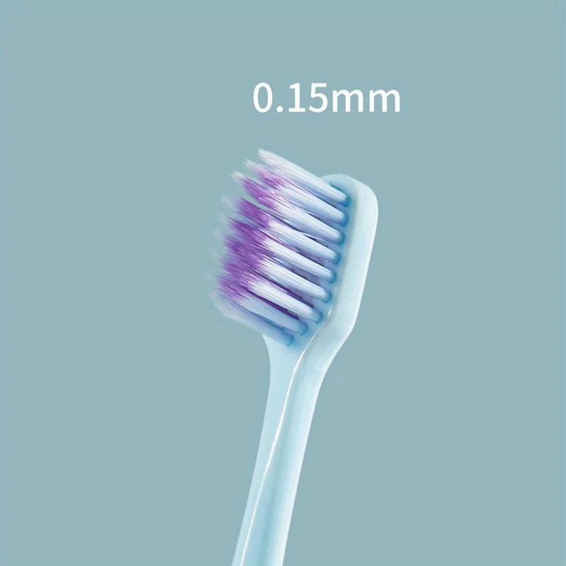 4pcs Ultra-fine Soft Toothbrush Million Nano Bristle Adult Tooth Brush Teeth Deep Cleaning Portable Travel Dental Oral Care