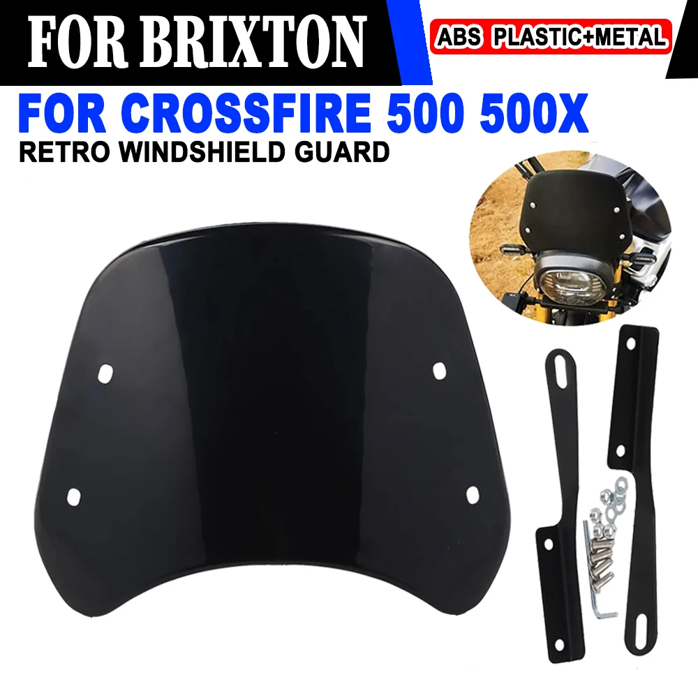 

For Brixton Crossfire 500 500X 125 LC Motorcycle Accessories Windshield Wind Deflector Windscreen Fairing Guard Dust Cover