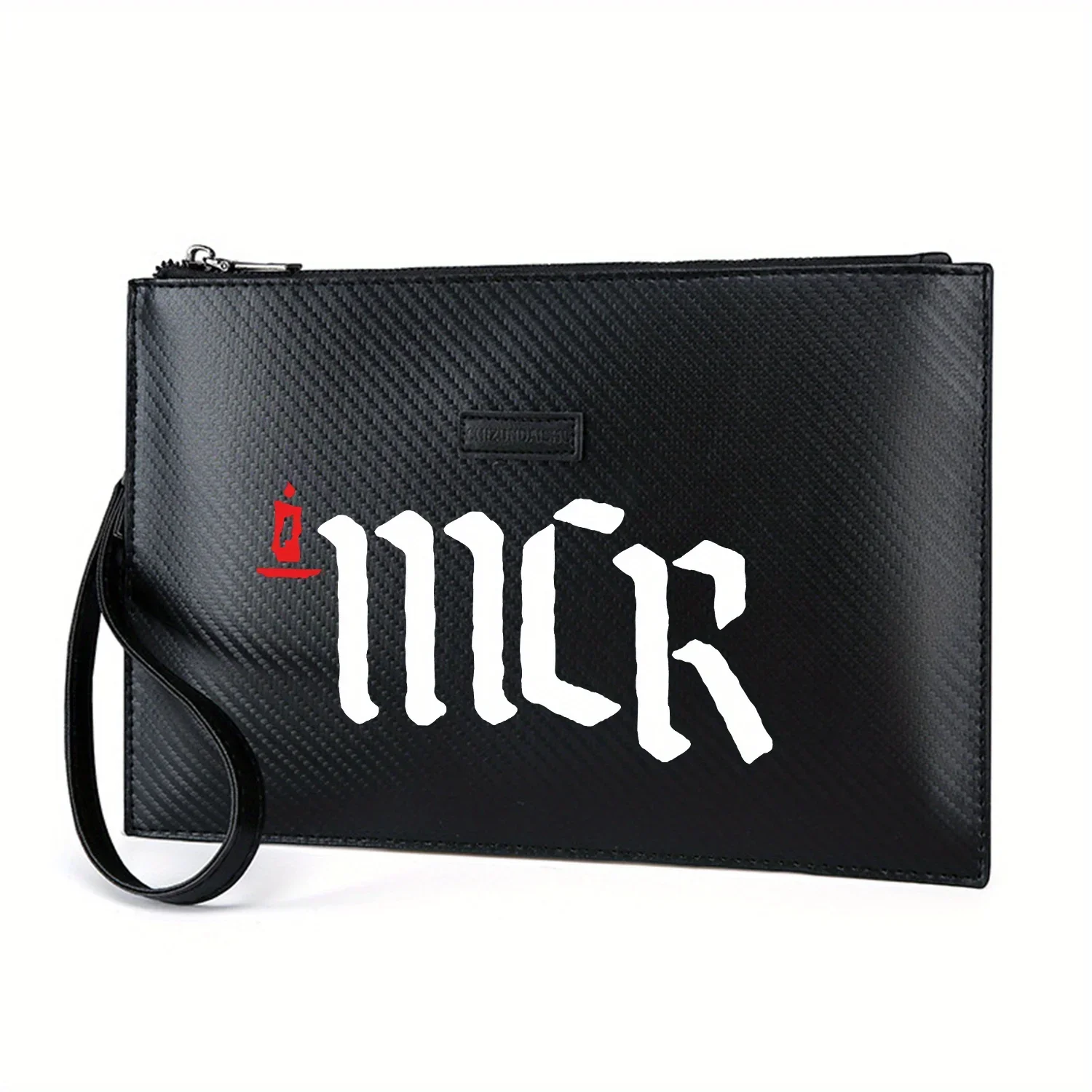 

Свеча белая готическая буквы черная Элегантная мужская сумка из искусственной кожи с принтом Модная и практичная для повседневной носки