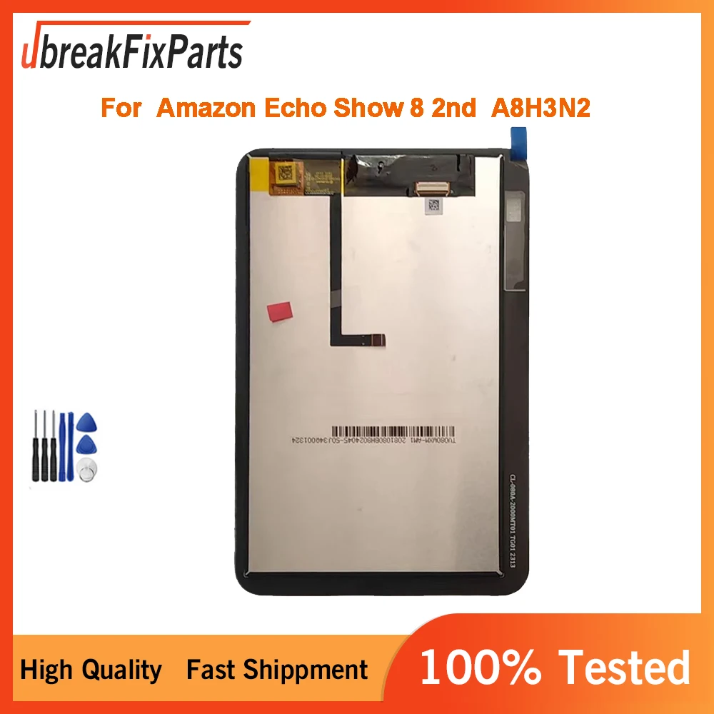 8.8 بوصة لـ Amazon Echo Show 8 2nd Gen A8H3N2 شاشة LCD تعمل باللمس محول الأرقام الجمعية استبدال