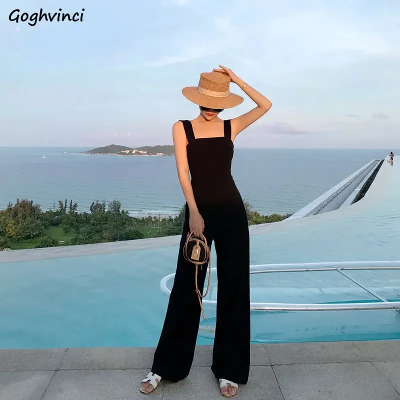 

Jumpsuits Women Fit Elegant Popular Female New Arrival Korean Style Young Ladies Street Wear Trendy Cosy Casual Solid Hot Sale