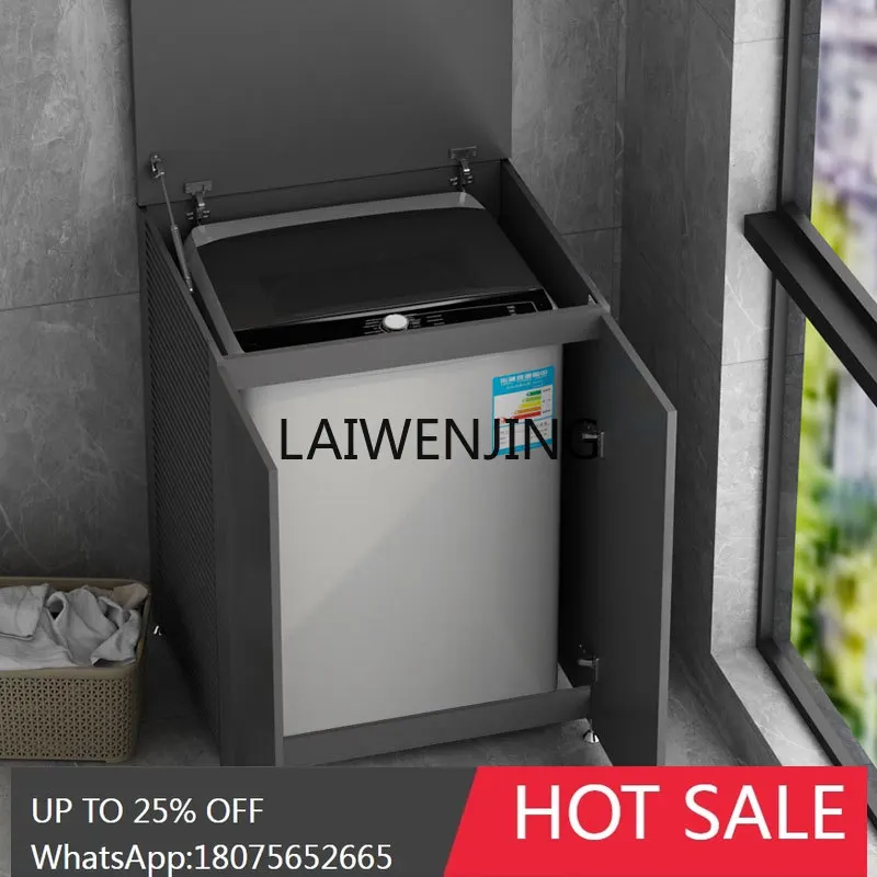 flip cover pulsator washing machine cabinet protective cover space aluminum balcony rack separate outdoor