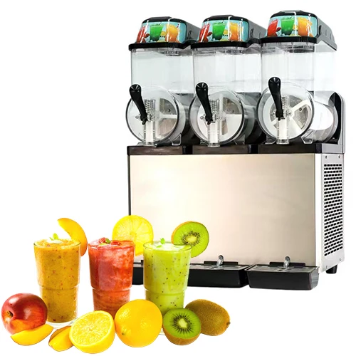 

Professional Electric Slush Machine 220V 110V Air Cooling Single Double Triple Tank for Bakery Restaurant Coffee Shop Pro