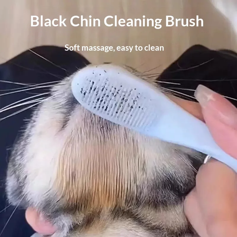 1/2/4/7PCS Silicone Pet Finger Toothbrush Gentle Tear Stain Remover Dog Cat Dental Hygiene Facial Grooming Cleaning Pet Supply