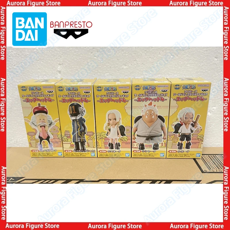 

In Stock Bandai BANPRESTO WCF One Piece Future Island Egghead Vol.4 Hancock Jinbe Desktop Cute Doll Anime Figures Toys Model PVC