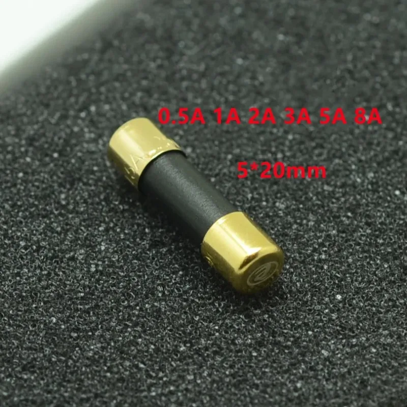 Nanoeutectic Alloy Ultra-high Polymer Audiophile Fuse Tube Sapphire Black Gold Red Gold Purple Gold 5 * 20mm