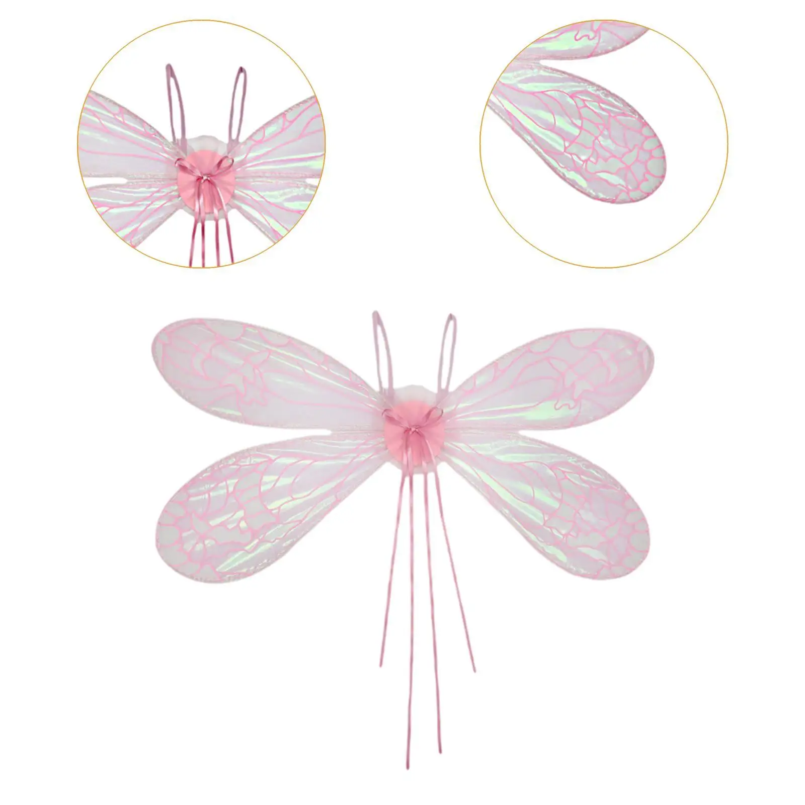 Alas de Libélula de Hada, Disfraz de Alas de Ángel, Accesorios de Cosplay para Festivales, Carnavales, Fiestas de Cumpleaños, Mascaradas para Niños