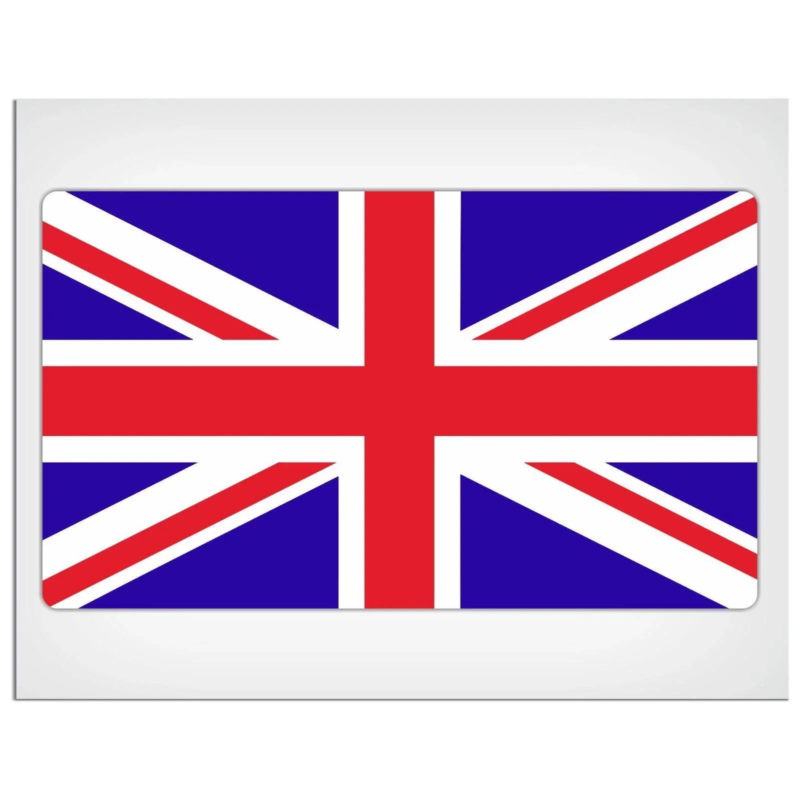 

For UK Union Jack flag Laminated Decal Sticker land rover mini laptop mg