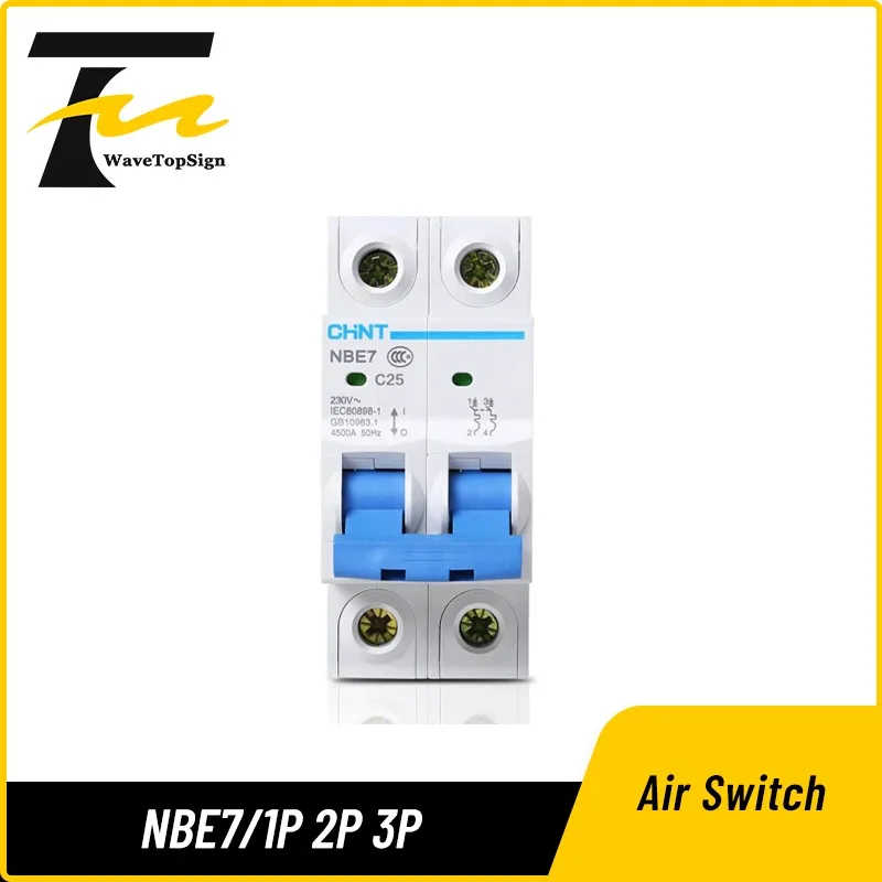 

Boding Nbe7 Series Air Switch Household 1p 2p 3p Mini Circuit Breaker 32a 40a 63a
