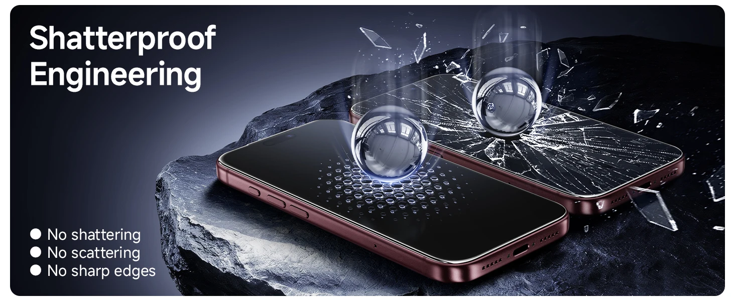 SmartDevil 3D Curves AR Displayschutzfolie für iPhone Duo 18 Pro Max Panzerglas für iPhone 18 Pro 17 HD Anti-Fingerabdruck – Detail 7