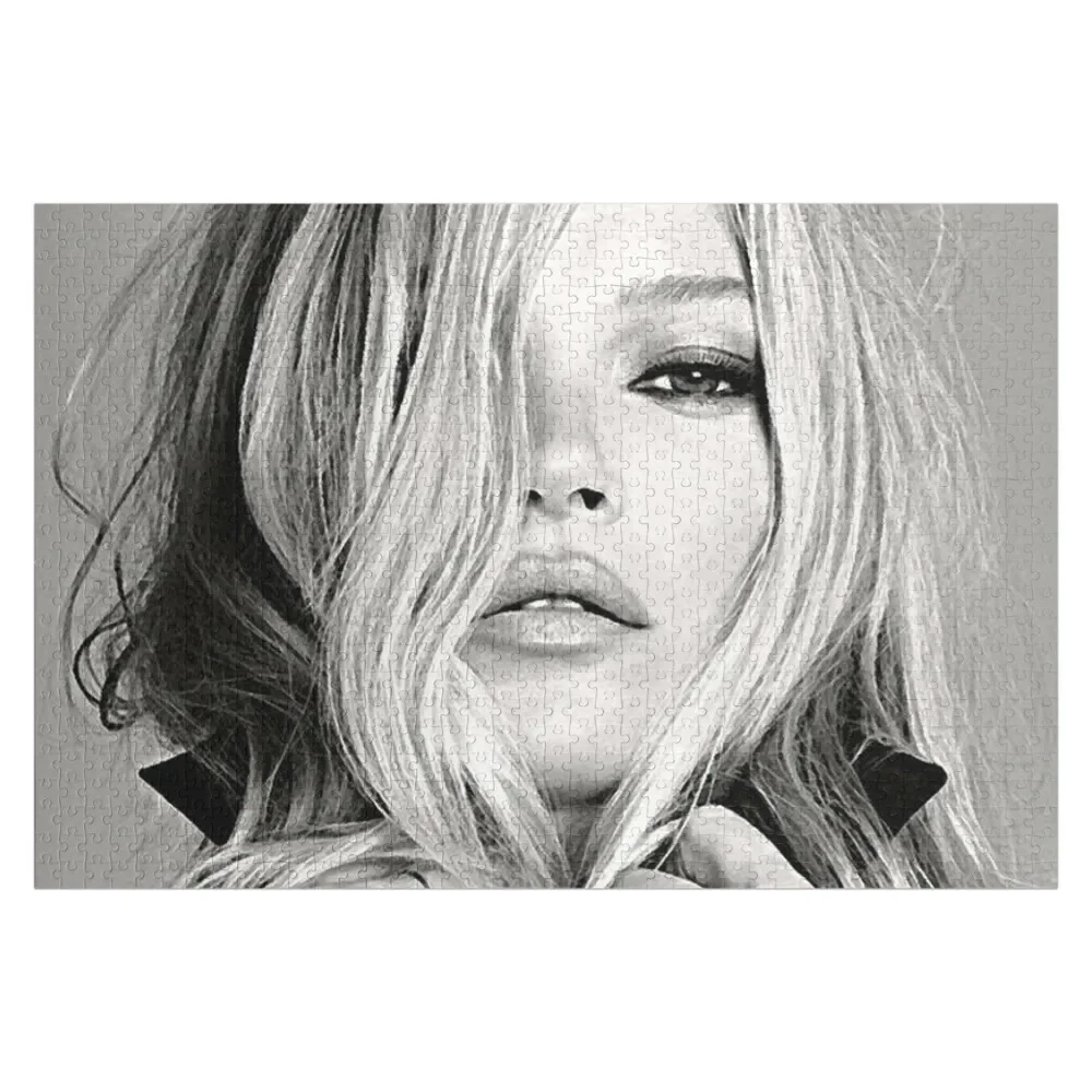 

Kate Moss Jigsaw Puzzle Wooden Adults Name Wooden Toy Puzzle