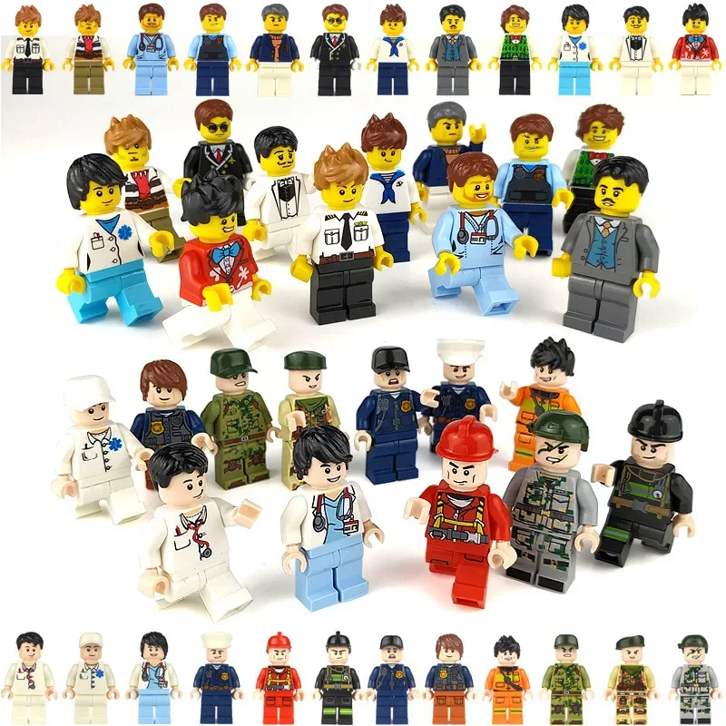 Ninja Party minifigures toys Buliding Block Toys Accessories, Small Particle Parts, Minifigures Head Block party decorations Toy