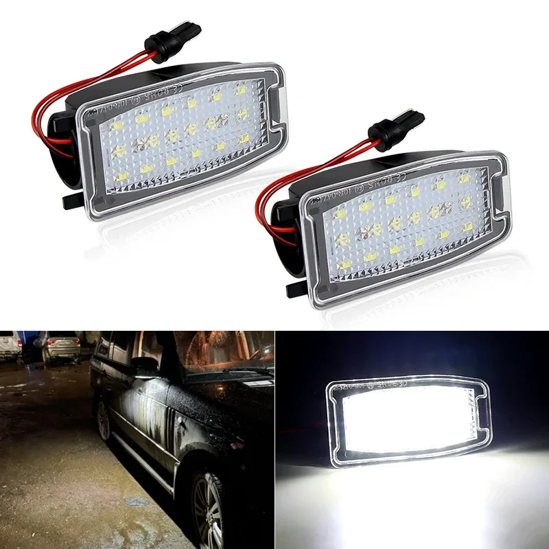 2x For Volvo S60 S80 1999-2004 XC70 XC90 2003-2006 Front Under Side Rearview Mirror Puddle Light Module Lamp LED Courtesy Light