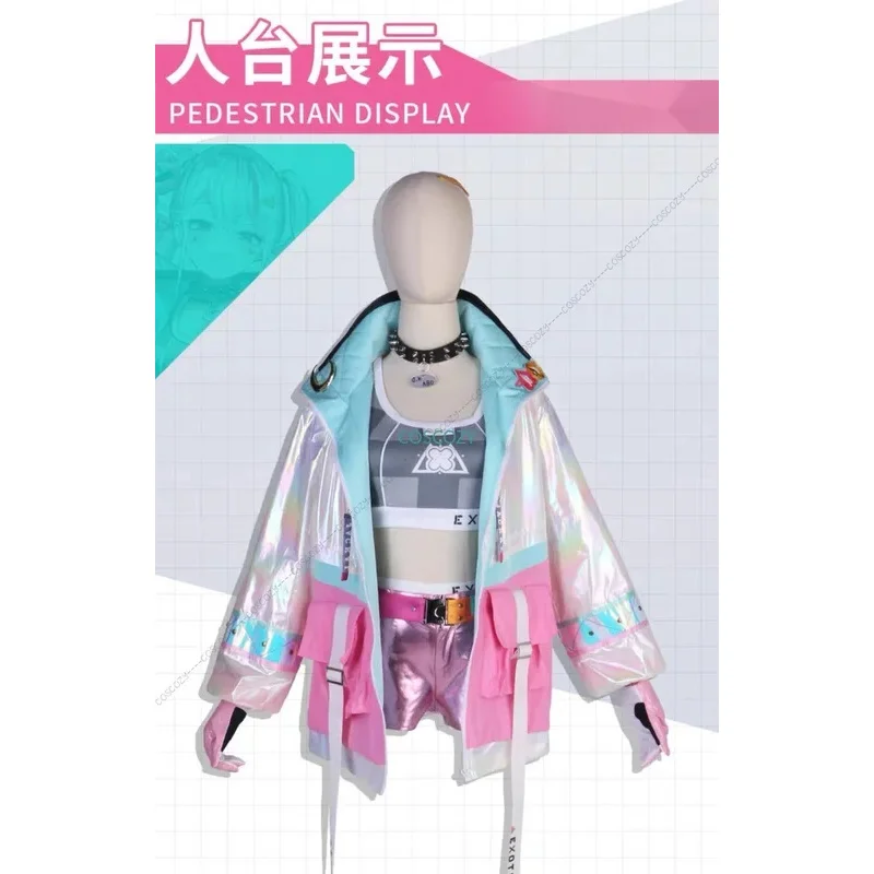 Game NIKKE Jackal Cosplay Costume Game Nikke Goddess of Victory Cosplay Costume Top Jacket PU Shorts Wig Full Set Woman Girls