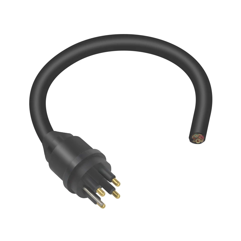HPIL4M Subsea Cable Connectors ROV 4 Core Bulkhead Waterproof Socket Diving Plug Subconn Underwater Connector