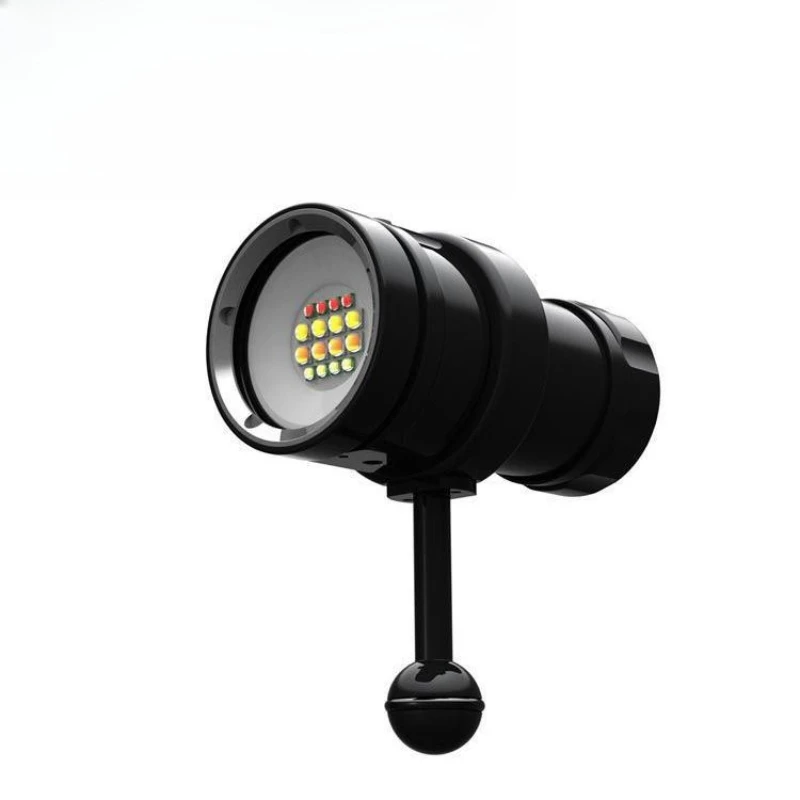 

8000 lumens diving photography filling light six color strong shooting flashlight products