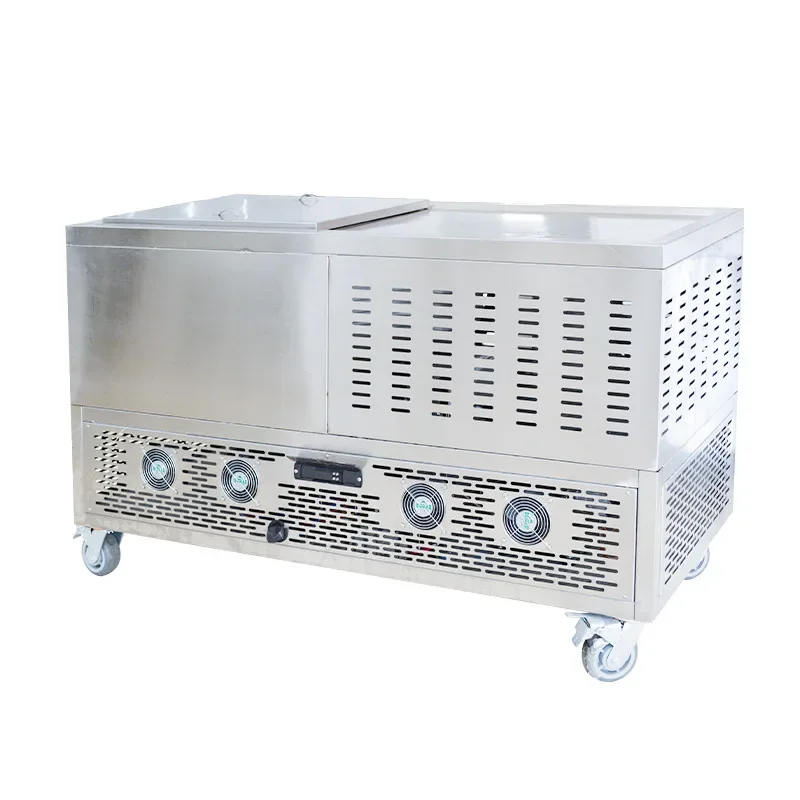 Ultra-low temperature quick-freezing cabinet, large-capacity sub-zero air-cooled refrigerator for frozen seafood