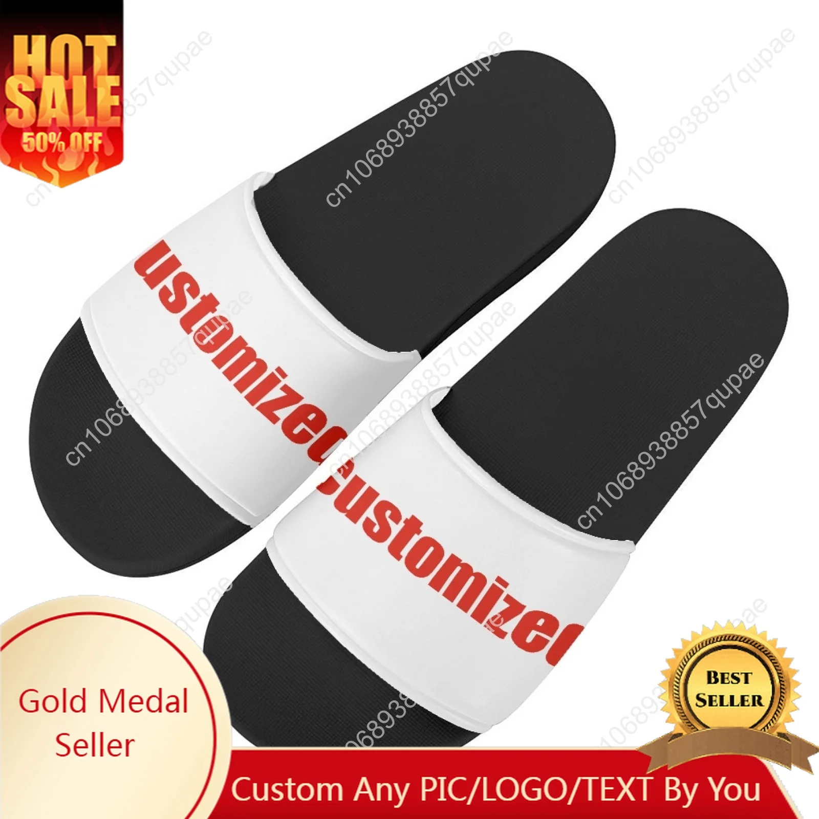 

Custom Slippers Home Customized Water Shoes Men Women Teenagers Children Bathroom Beach Pool Sandals That Can Be Worn Outside