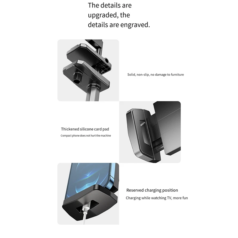 Mobile Phone Lazy Stand 360° Adjustable Bedside Tablet Holde 4-12.9Inches Mobile Phones Tablets Lazy Arm, Fine Workmanship