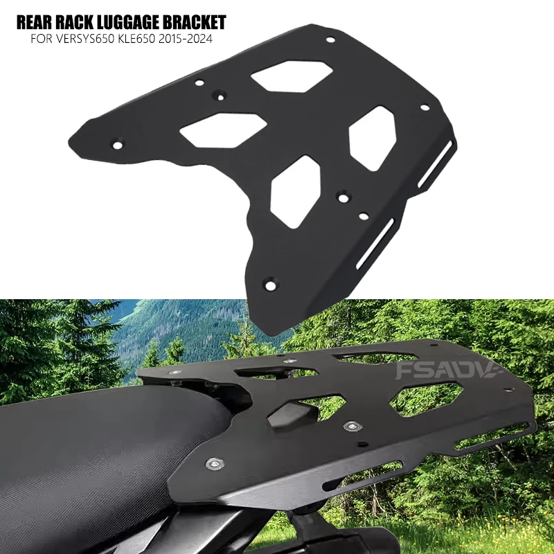 

Задняя багажная полка для мотоцикла Versys 650, чехол-держатель, кронштейн для Kawasaki Versys 650 KLE 650 2015-2024 2023 2022