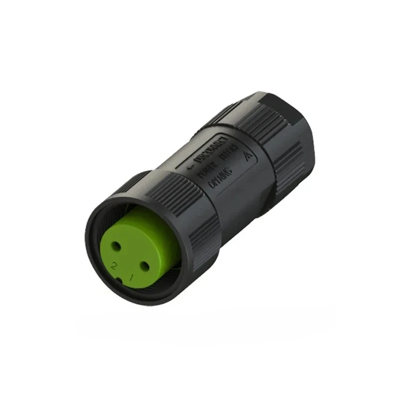 10pcs Exceedconn EC Industrial Aviation Circular 2 Core M20 2Pin Electrical Connector Waterproof  10A 15A Docking Cable Adapter