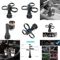 37JE 3 in 1 Beverage Support Holder Car Cup Mount Holder Insert Cup Holder Rotating Expander Adapter Car Water Bottle Bracket