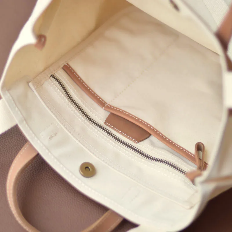 AETOO Forest-style artistic and retro single-shoulder handbag, simple magnetic buckle tote bag, casual and versatile pocket, cro